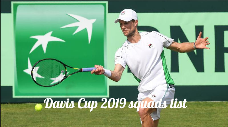 Davis Cup 2019 teams finalized