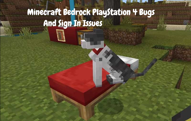 Minecraft Bedrock PlayStation 4 Bugs And Sign In Issues