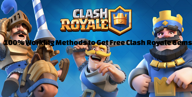 100% Working Methods to Get Free Clash Royale Gems